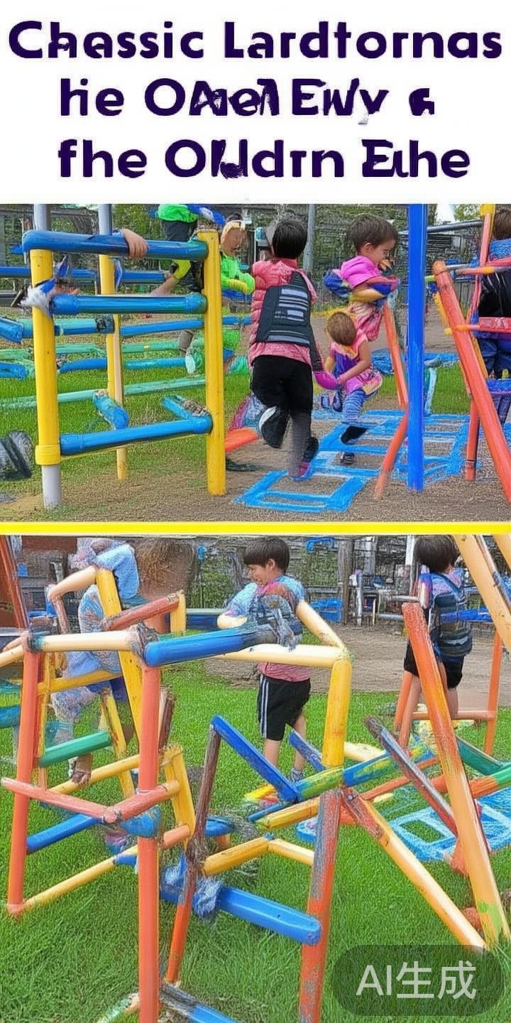 体育动梯子游戏因其简单实用、富有趣味性，一直是幼儿